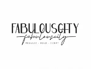 Fabulouscity Duo font