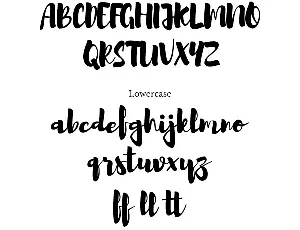 Brusher font