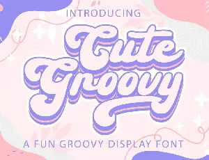 Cute Groovy font