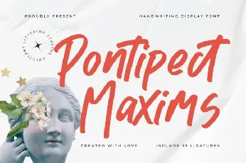 Pontipect Maxims font