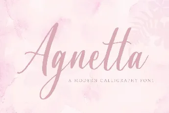 Agnetta Calligraphy Script font