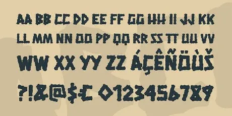 Hanalei Fill font