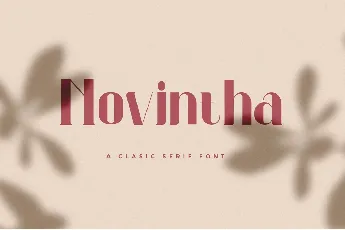 Novintha Serif font