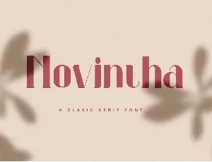 Novintha Serif font