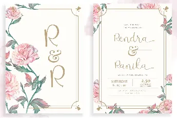 Rosebright font