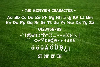 TheWestview font