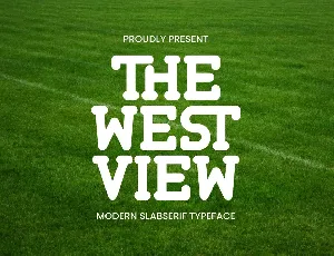 TheWestview font