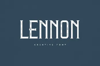 Lennon font