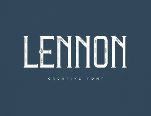 Lennon font