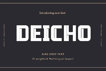 DEICHO font