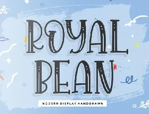 ROYALBEAN Modern Display Handdraw font