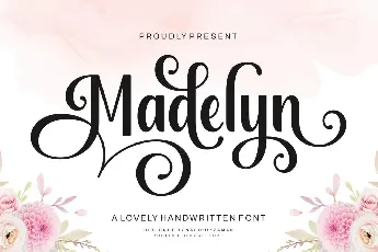 Madelyn font