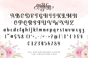 Madelyn font