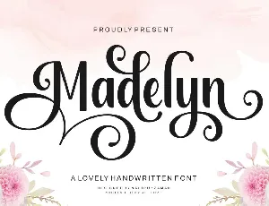 Madelyn font