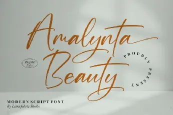 Amalynta Beauty font