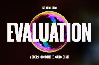 Evaluation font