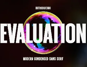 Evaluation font