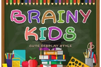 Brainy Kids Display font