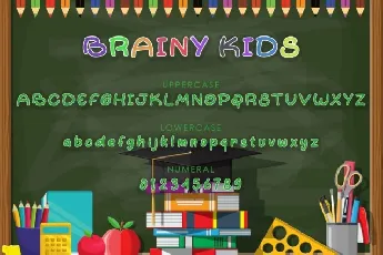 Brainy Kids Display font