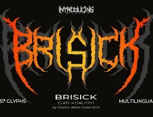 Brisick font