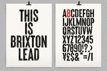 Brixton Typefamily font