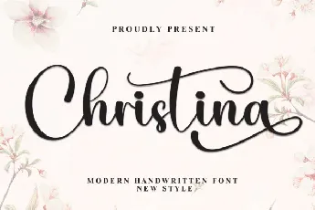 Christina Calligraphy font