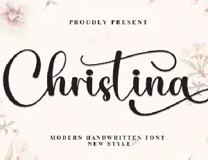 Christina Calligraphy font