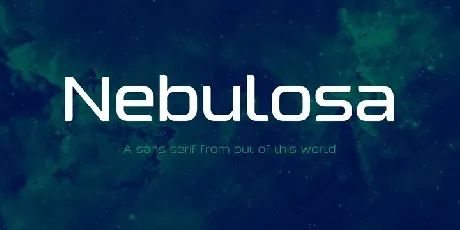 Nebulosa Sans font