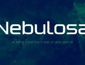 Nebulosa Sans font