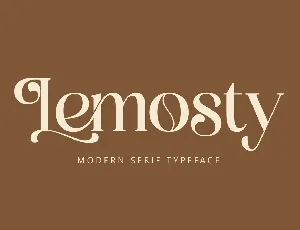 Lemosty font