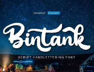 Bintank font