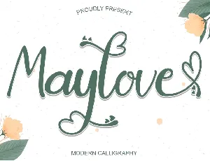 Maylove font