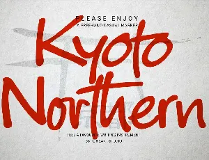 Kyoto Northern font