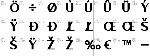 MISQWEN font