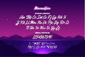 Maxmillion font