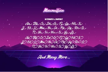 Maxmillion font