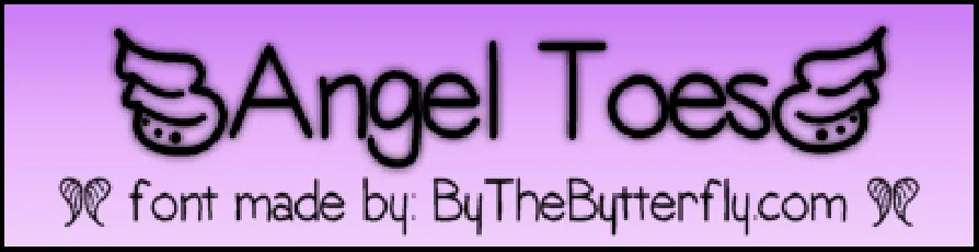 AngelToes font