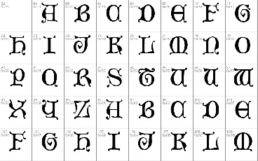 Mediaeval Caps font