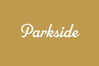 Parkside font