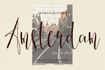 Amsterdam Script Typeface font