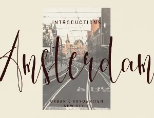 Amsterdam Script Typeface font