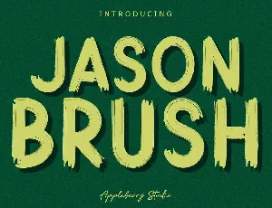 Jason Brush font