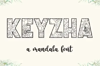 KEYZHA – Mandala font