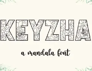 KEYZHA – Mandala font