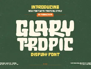 GLARY TROPIC TRIAL font