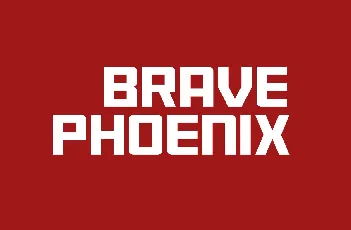 Brave Phoenix font