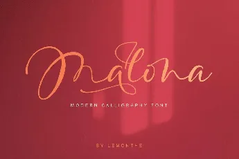 Malona font