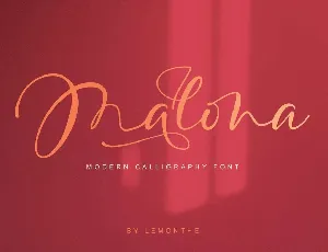 Malona font