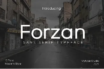 Forzan font