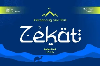 Zekat font